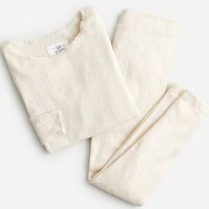 NEW! Crewcuts Girls’ long-sleeve pointelle sleep set